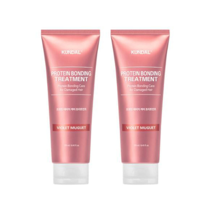 Wholesale KUNDAL - Protein Bonding Treatment - Violet Muguet - 250ml DUO Set | Carsha