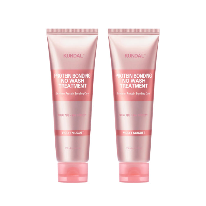 Wholesale KUNDAL - Protein Bonding Care No Wash Treatment - Violet Muguet - 130ml DUO Set | Carsha