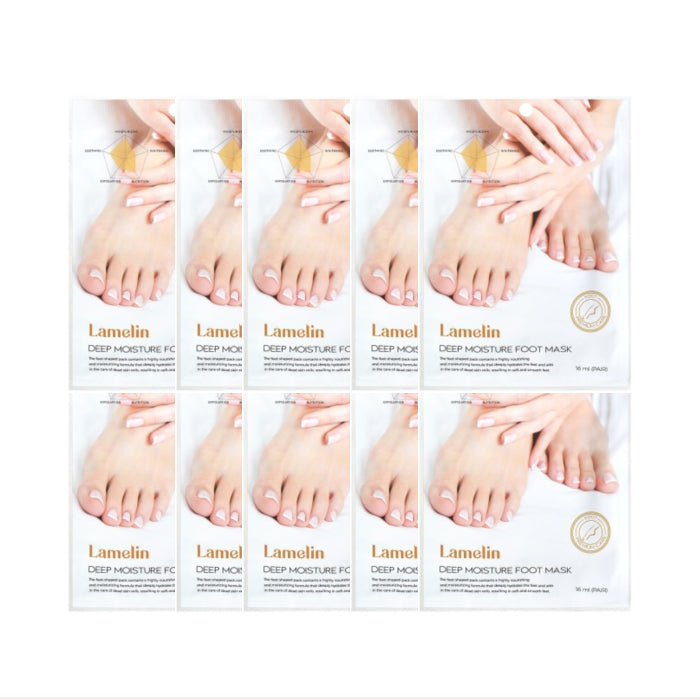Wholesale LAMELIN - Deep Moisture Foot Mask - 10pcs | Carsha