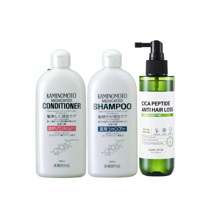 Wholesale KAMINOMOTO X SOME BY MI Hair Care Shampoo & Conitioner & Toinc Set | Carsha