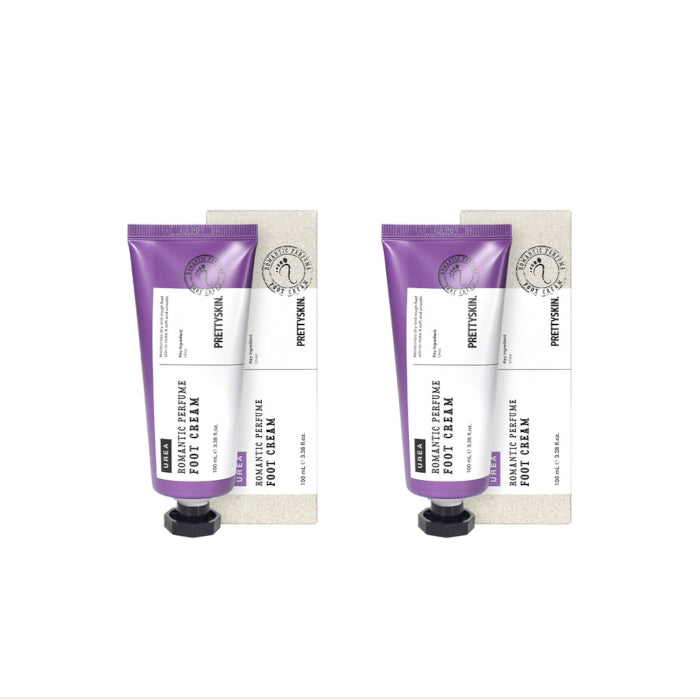 Wholesale PRETTYSKIN - Romantic Perfume Foot Cream - Urea - 100ml 2ea Set | Carsha