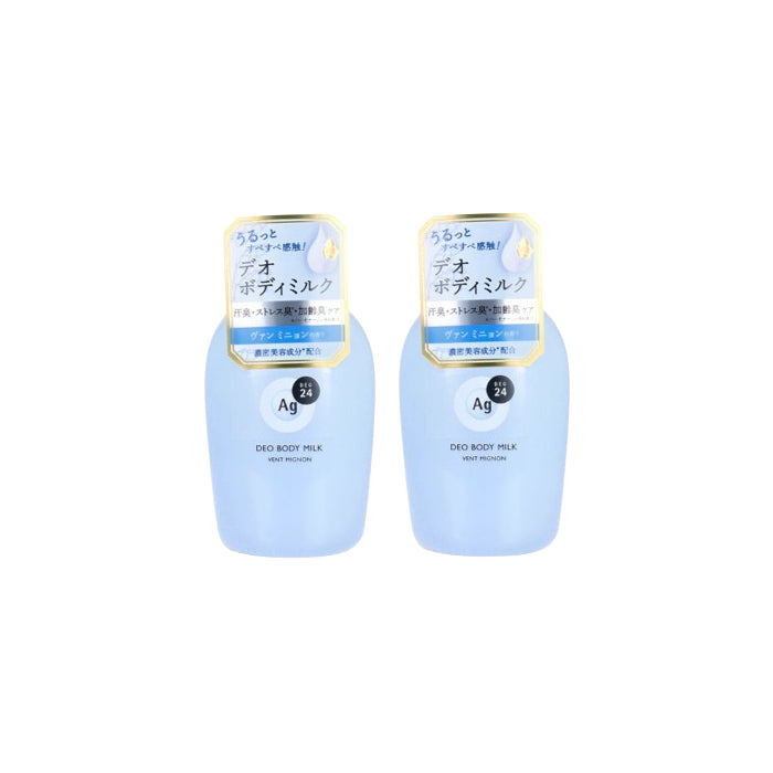 Wholesale Shiseido - Ag Deo 24 Deodorant Body Milk - 180ml - Vent Mignon 2ea Set | Carsha