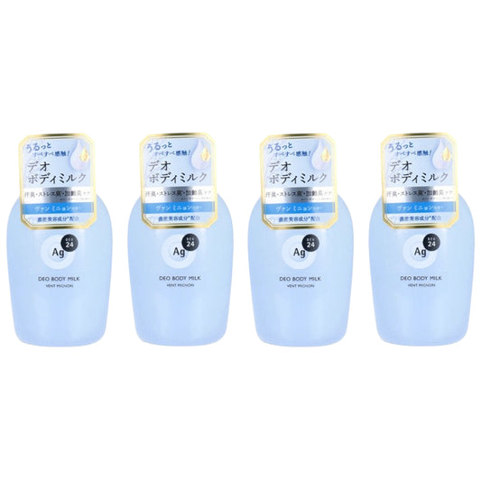 Wholesale Shiseido - Ag Deo 24 Deodorant Body Milk - 180ml - Vent Mignon 4ea Set | Carsha