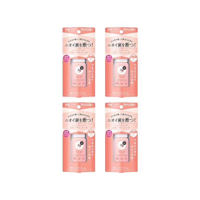 Wholesale Shiseido - Ag Deo 24 Deodorant Roll-on DX - 40g - Floral Bouquet 4ea Set | Carsha