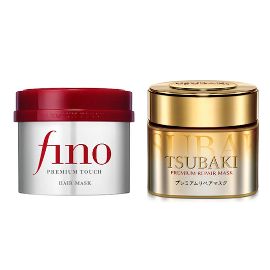 Wholesale Shiseido - Fino Premium Touch Hair Mask - 230g + Shiseido - Tsubaki Premium Repair Hair Mask - 180g | Carsha