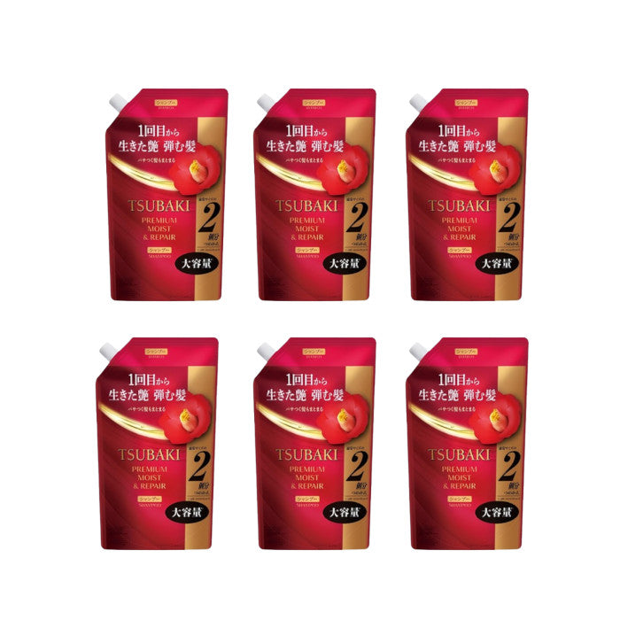 Wholesale Shiseido - Tsubaki Premium Moist & Repair Shampoo Refill - 600ml 6ea Set | Carsha