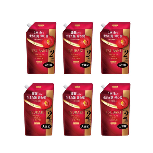 Wholesale Shiseido - Tsubaki Premium Moist & Repair Shampoo Refill - 600ml 6ea Set | Carsha