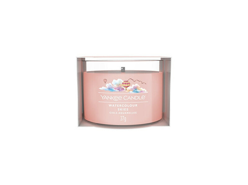 Yankee Candle Candela votiva in vetro Acquerello Skies 37 g