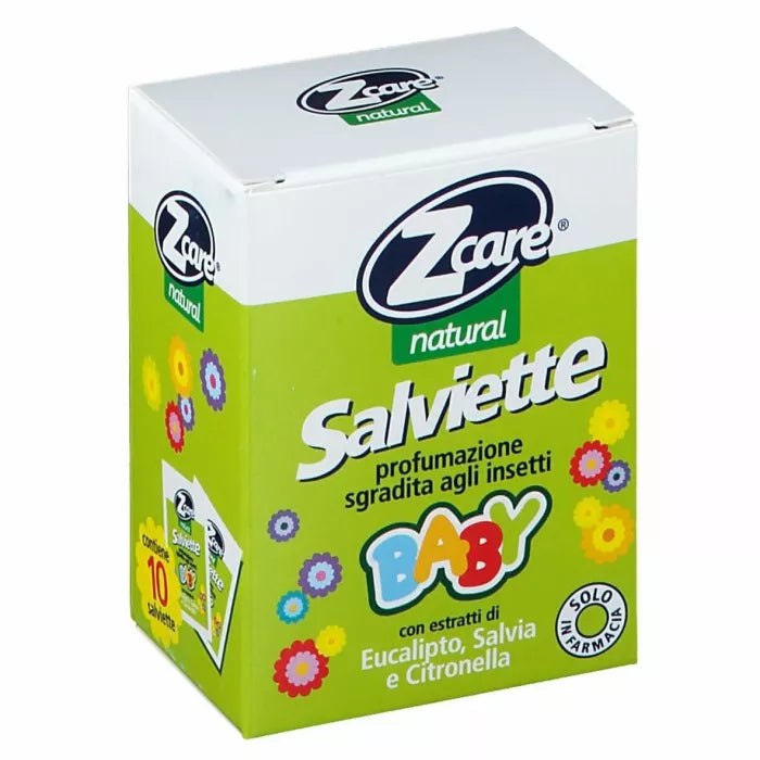Z care natural baby salviette 10 pezzi