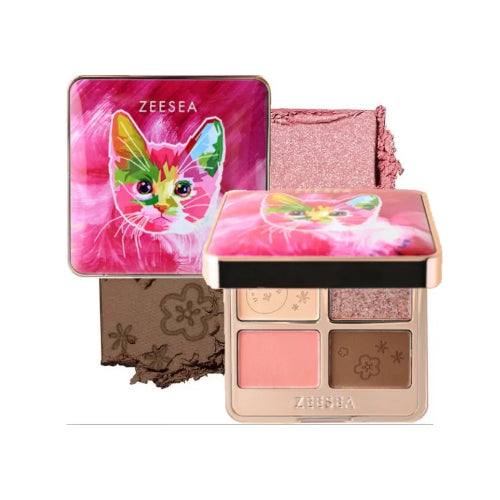Wholesale Zeesea - Colorful Animal Four-Color Eyeshadow - 3.5g - X02 | Carsha