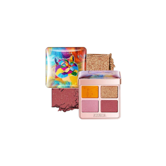 Wholesale Zeesea - Colorful Animal Four-Color Eyeshadow - 3.5g - X03 Fruit Punch | Carsha