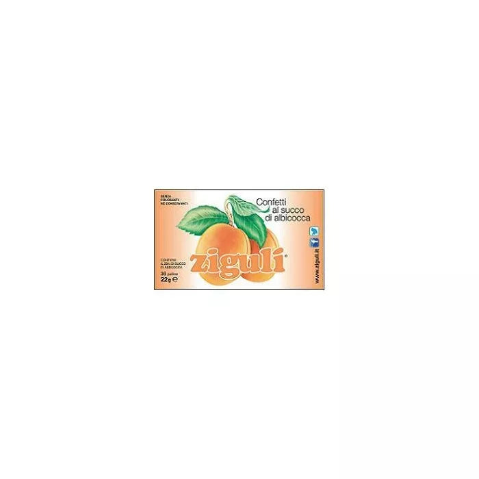 Ziguli albicocca 36 palline