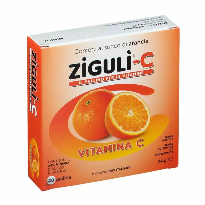 Ziguli c arancia 40 confetti 24 g