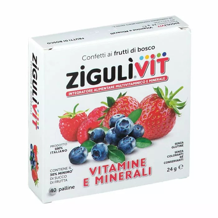 Ziguli vitamina fruttibosco 40 confetti