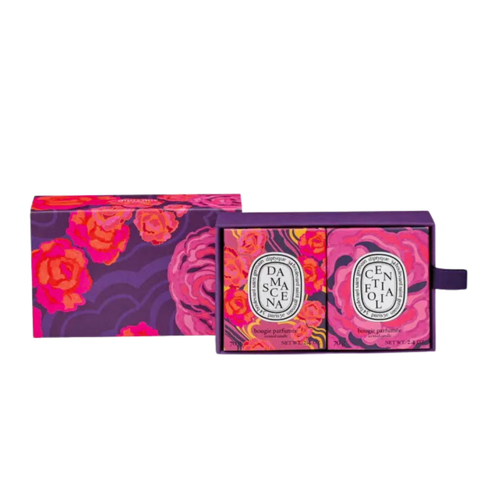 Diptyque Damascena + Centifolia 70g x 2 Candle Set (Limited Edition) | 2024 Valentine's Day Beauty Gift