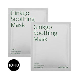 Wholesale Charmzone Ginkgo Soothing Mask 10 Sheets 1+1 | Carsha