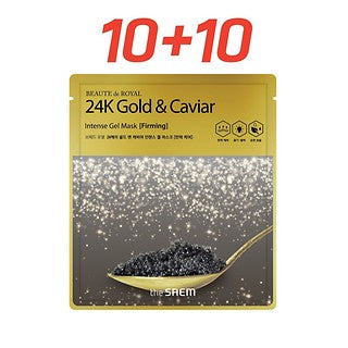 Wholesale The Saem Beaute De Royal Gold Caviar Mask 10+10 | Carsha
