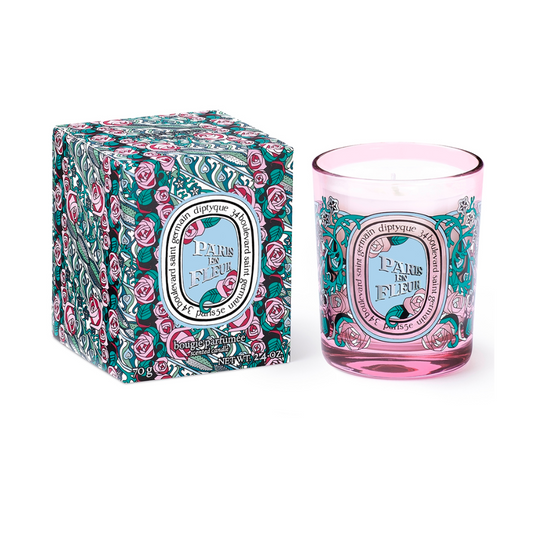 Diptyque Scented Candle Paris en Fleurs 70g (2020 Limited Edition) | 2024 Valentine's Day Beauty Gift