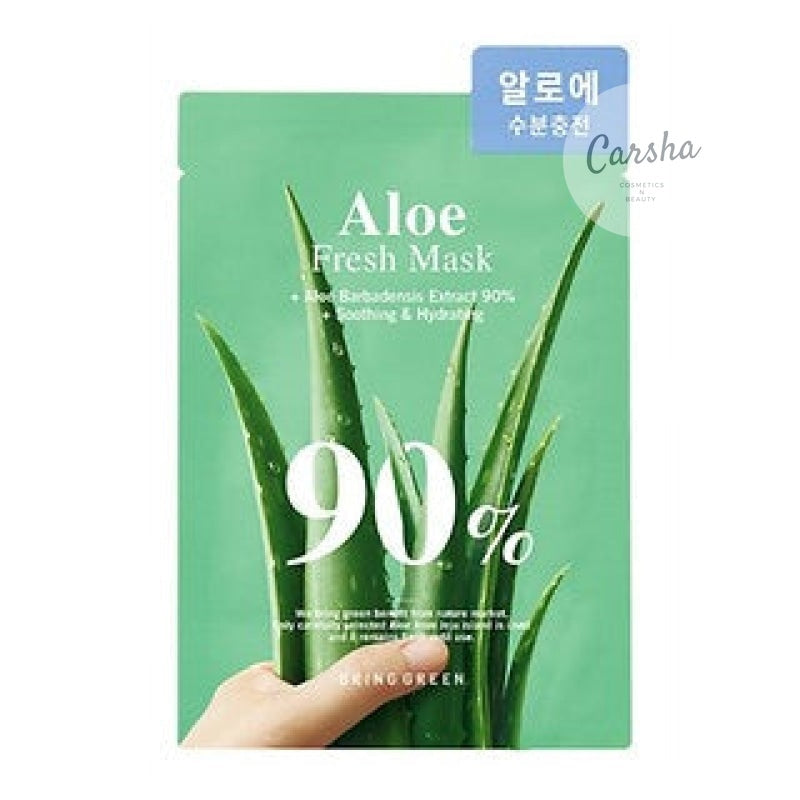 Bring Green Aloe 90% Fresh Mask 10 Sheets | Carsha