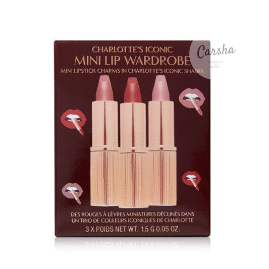 Charlotte Tilbury Iconic Mini Lip Wardrobe Lipstick Set | Carsha