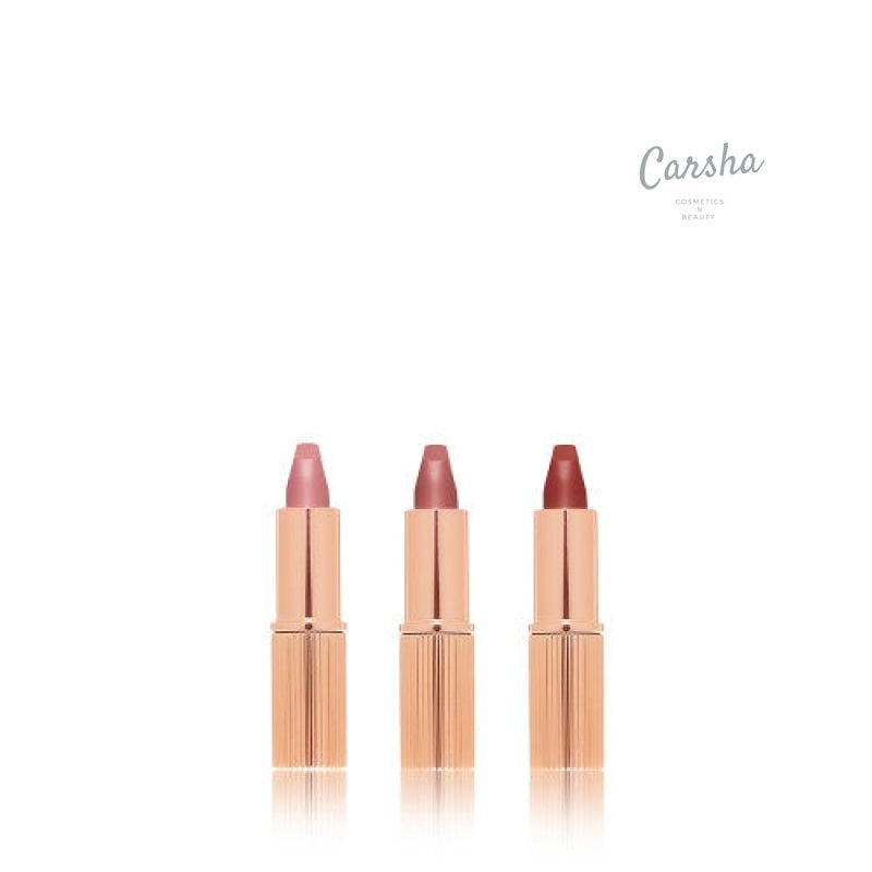 Charlotte Tilbury Iconic Mini Lip Wardrobe Lipstick Set Of 3 | Carsha