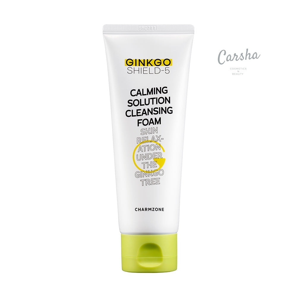 Charmzone Ginkgo Shield -5 Calming Solution Cleansing Foam 120g | Carsha