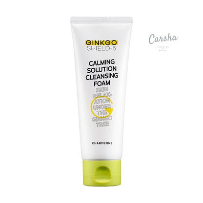 Charmzone Ginkgo Shield -5 Calming Solution Cleansing Foam 120g | Carsha