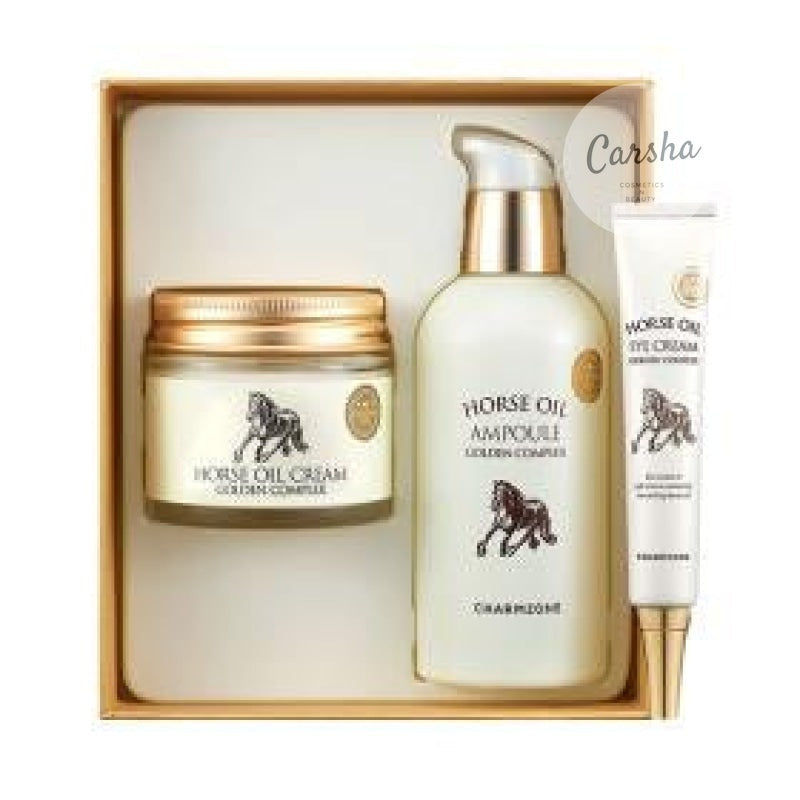 Charmzone Horse Oil Golden Complex Skincare Set | Carsha