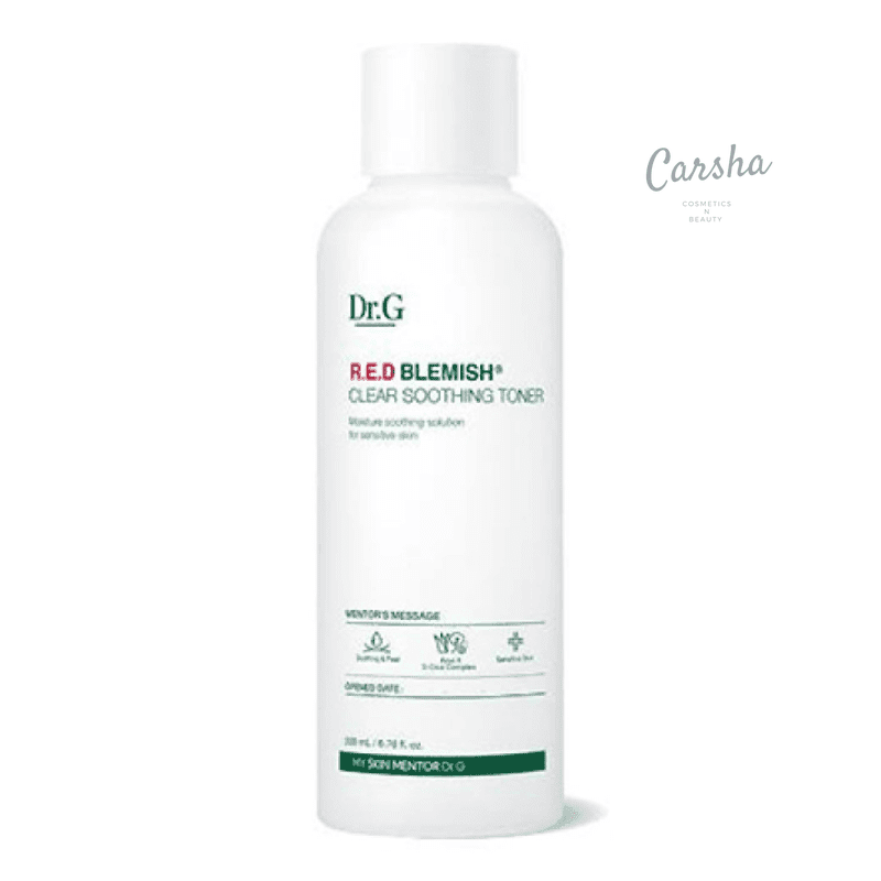 Dr.G R.E.D Blemish Clear Soothing Toner 200ml | Carsha