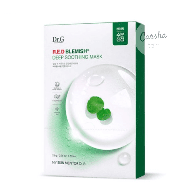 Dr.G Red Blemist Deep Soothing Mask 10 Sheets | Carsha