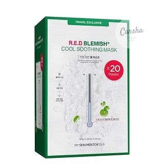 Dr.g Red Blemish Cool Soothing Mask 20p | Carsha