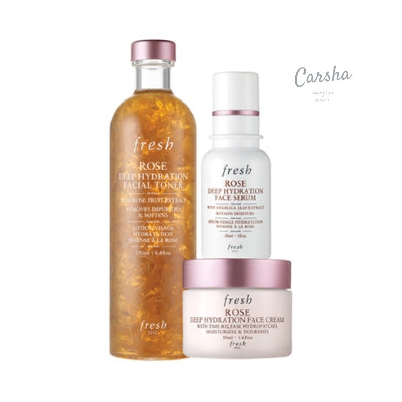 Fresh Rose Deep Hydration Skincare Routine | Carsha