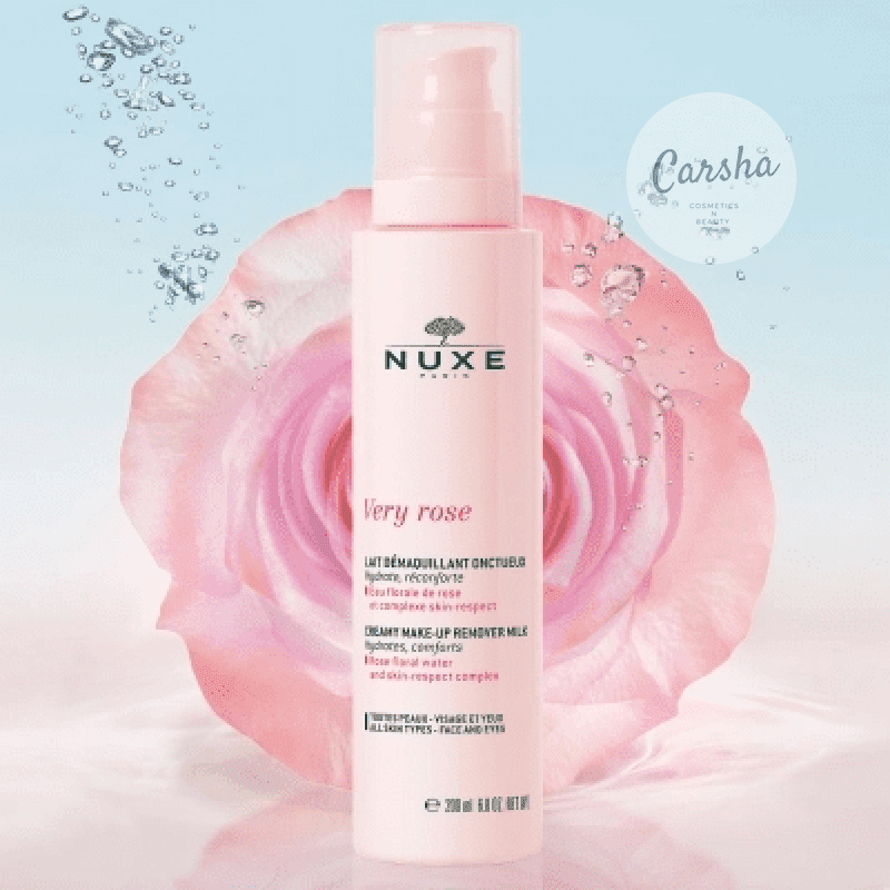 Nuxe Very Rose Creamy Make-up Remover Milk 200ml-6.8oz | Carsha
