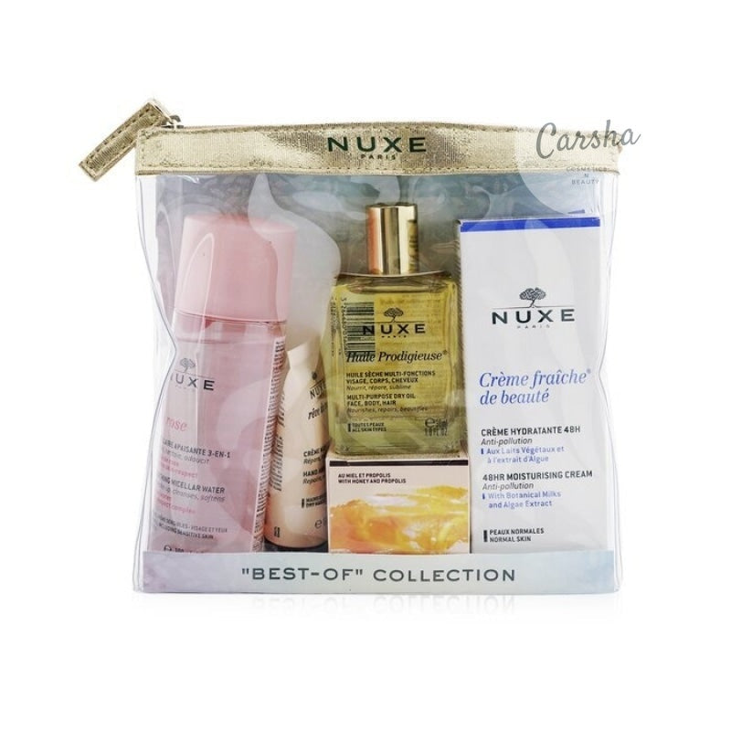 Nuxe Very Rose Micellar Water, Hand Cream, Body Oil, Lip Care Set