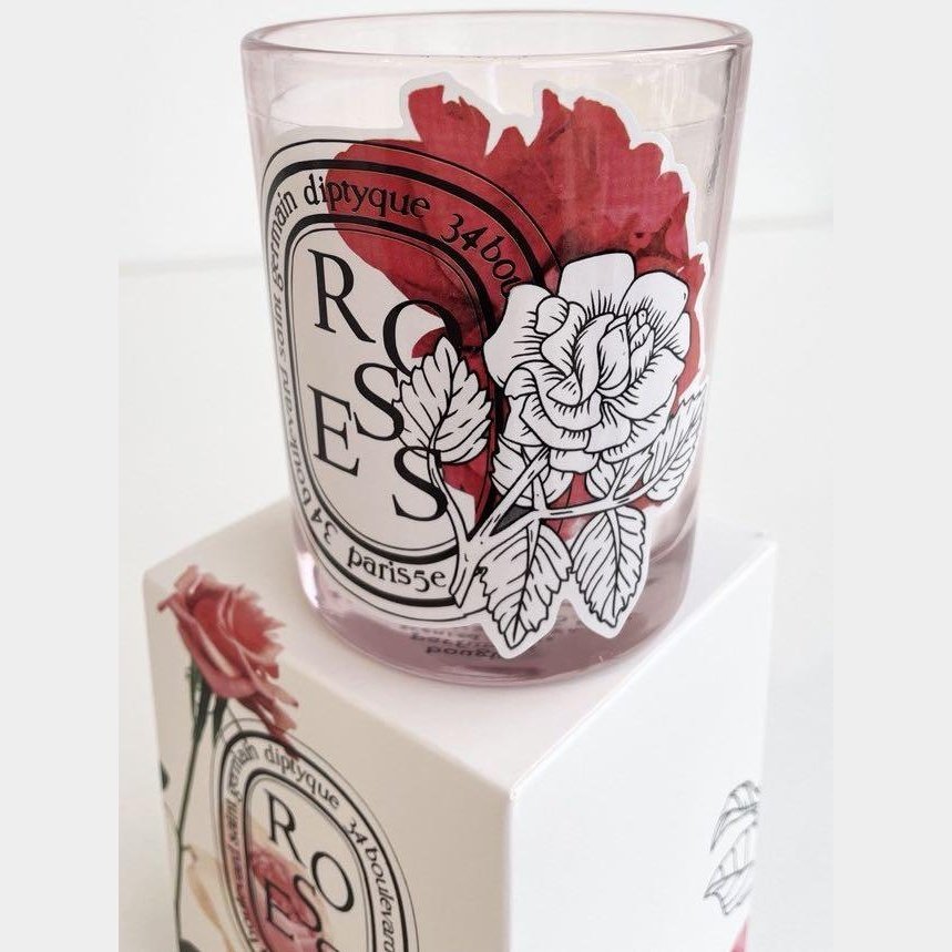Diptyque Roses Candle 190g (Valentine's Day Edition) | 2024 Valentine's Day Beauty Gift