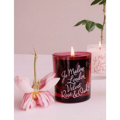 Jo Malone 倫敦天鵝絨玫瑰和烏木家居限量版香氛蠟燭 200 克 | 2024情人節美容禮物