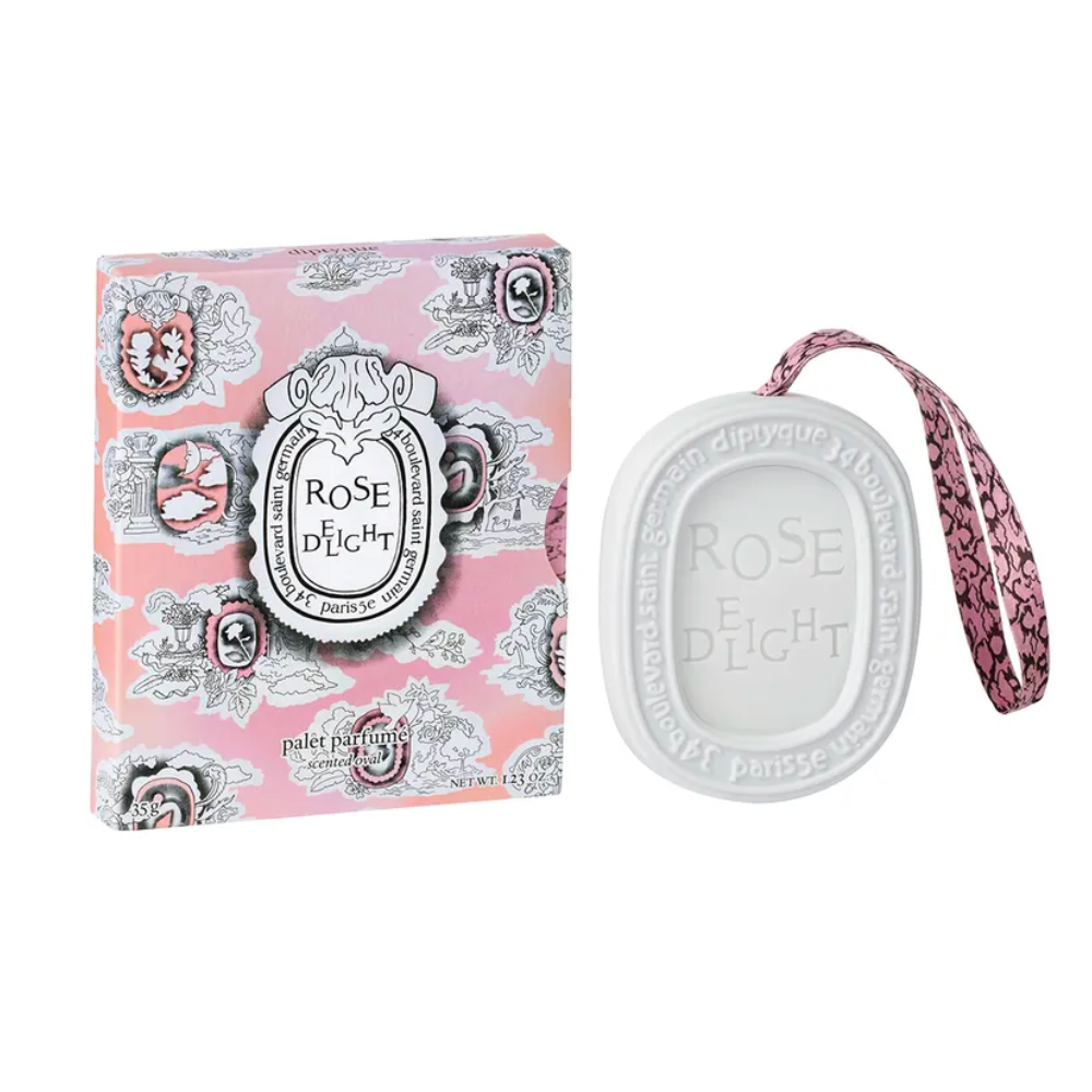 Diptyque Rose Delight Scented Oval 35g (Valentine's Day Edition) | 2024 Valentine's Day Beauty Gift