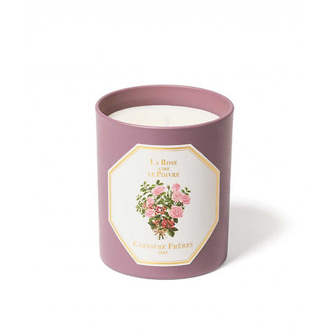 Carriere Freres La Rose Pepper Candle 185G | 2024 Valentine's Day Beauty Gift
